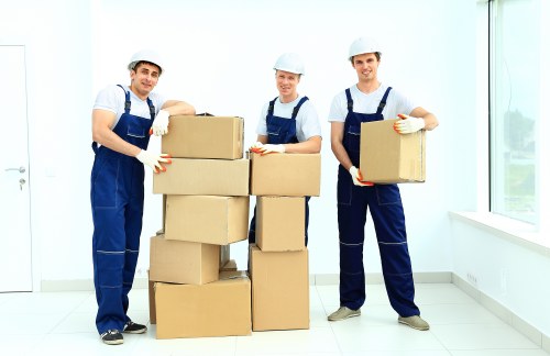 Separated cardboard, paper, and metal recycling ready for processing