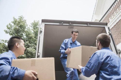 Local man and van service handling furniture collection in Canary Wharf