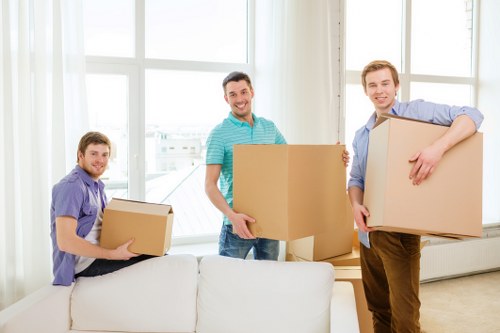 Removal of bulky household furniture from a Canary Wharf property