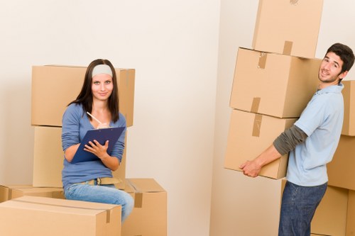 Canary Wharf man and van helping with practical urban relocation